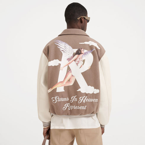 REPRESENT Storms In Heaven Varsity Jkt Mens Apparel